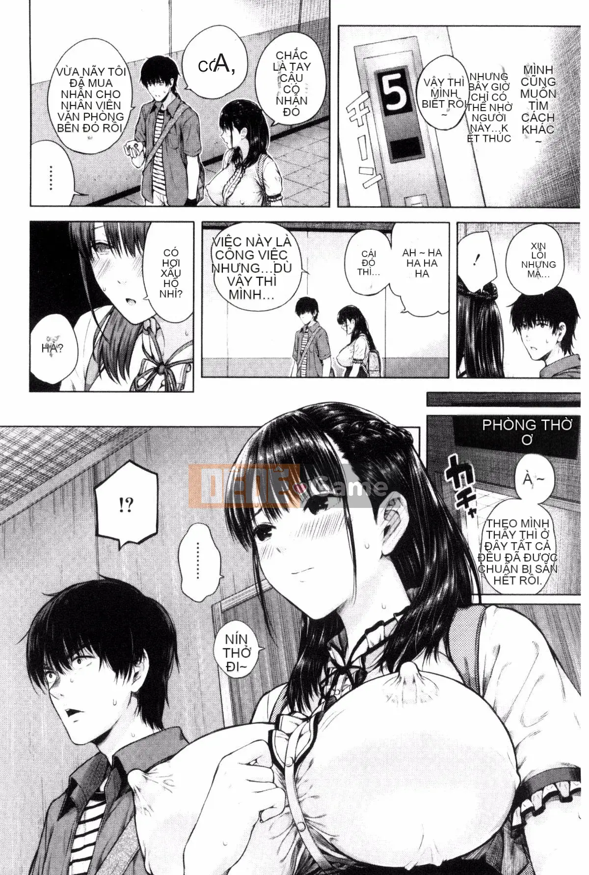 [Kazeteki Koubou][Shioroku] Núm vú sưng húp vì xấu hổ