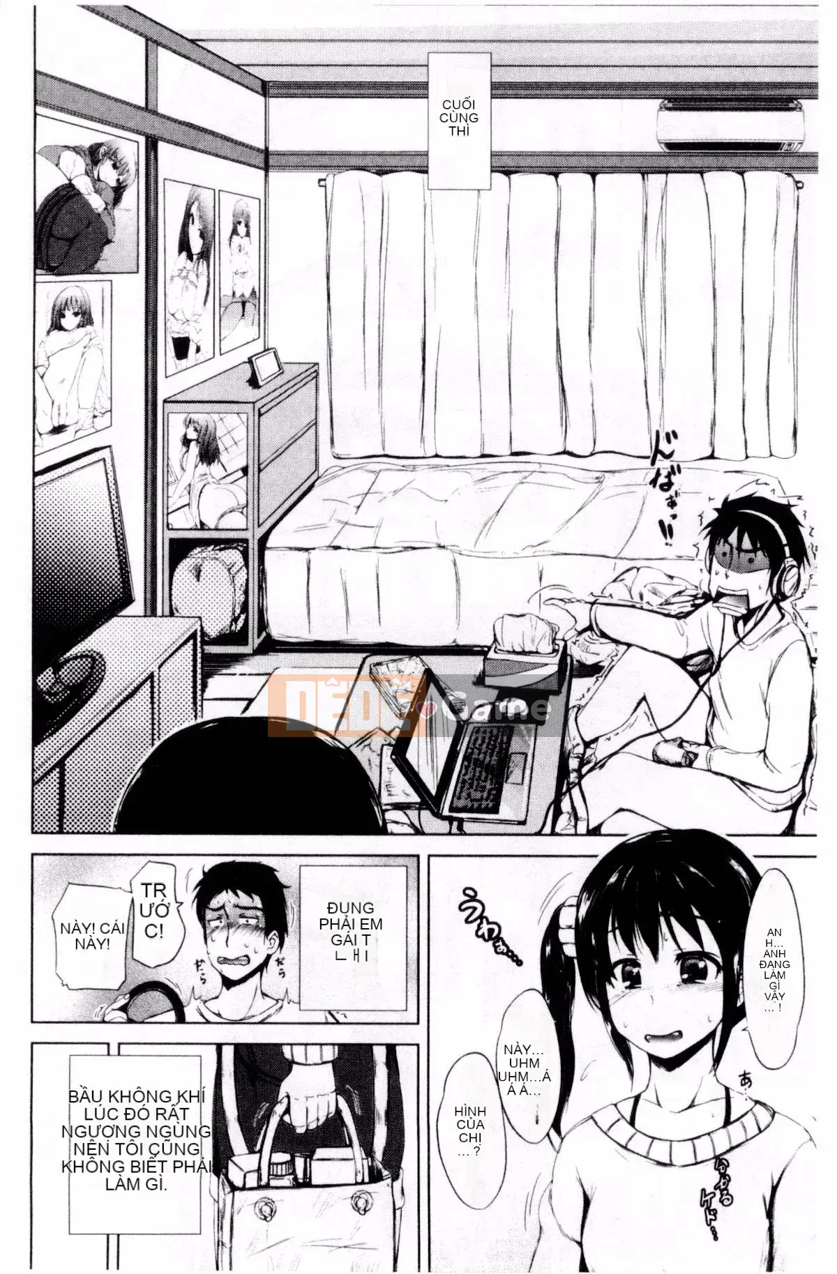 [Shiokaze Sango] Quan hệ tình dục đầu tiên của tôi là với em gái tôi