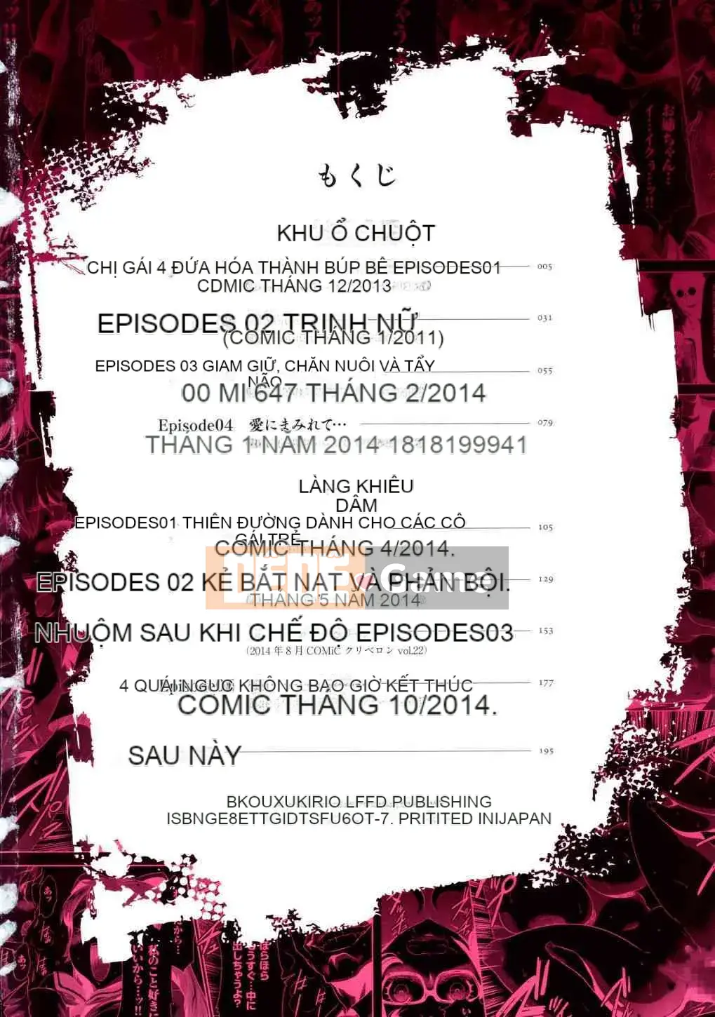 [Rio Katsuki] Trở thành một món đồ chơi de M với việc tẩy não bằng thuốc giam giữ JK ngây thơ và gọn gàng