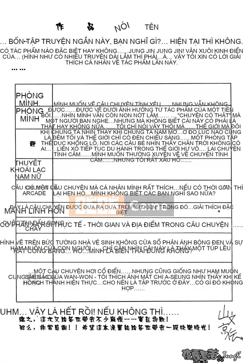 [Yamabunkyoden] Túp lều không cửa sổ