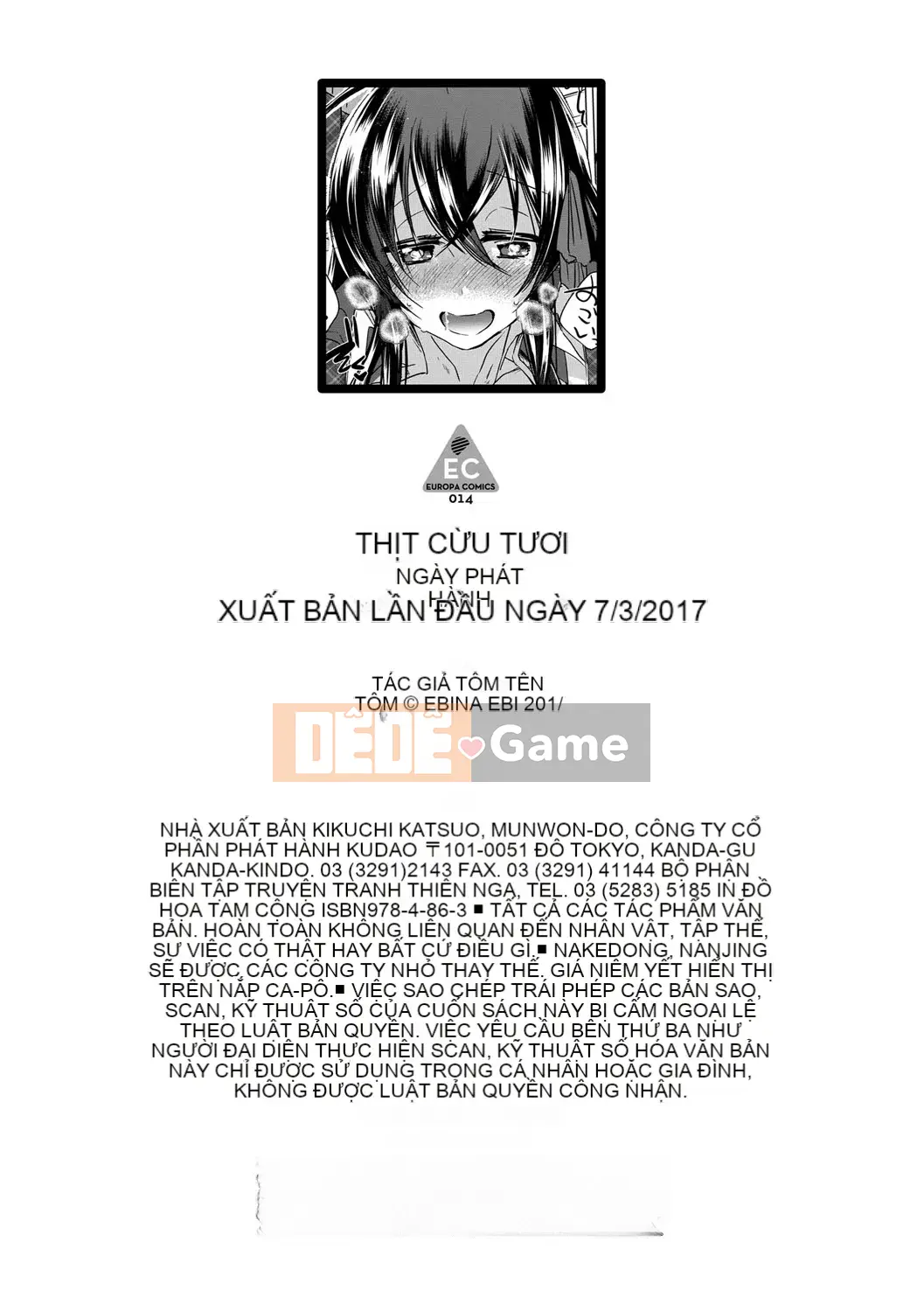 [Tôm Ebina] Puriman tươi