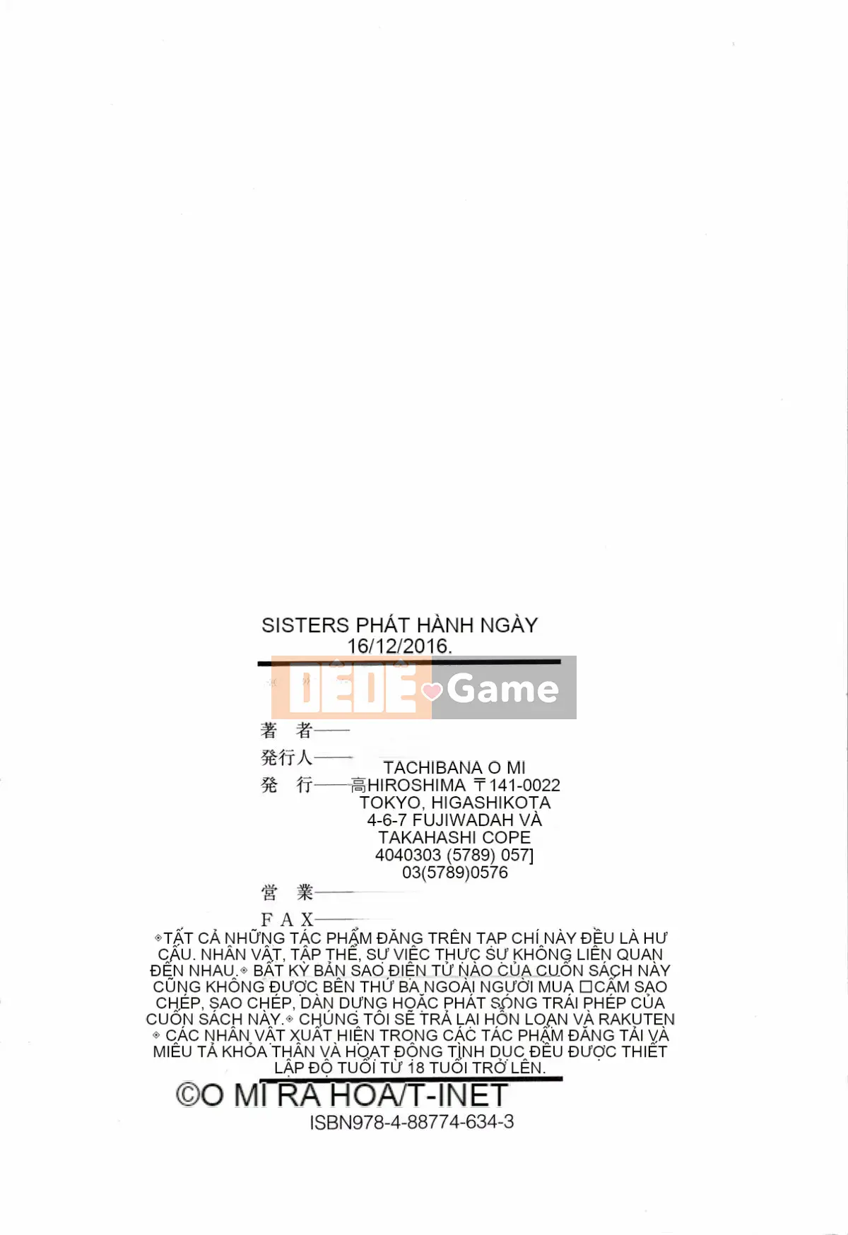 [Tachibana Omina] Chị em nhà Harlem Fudeoro