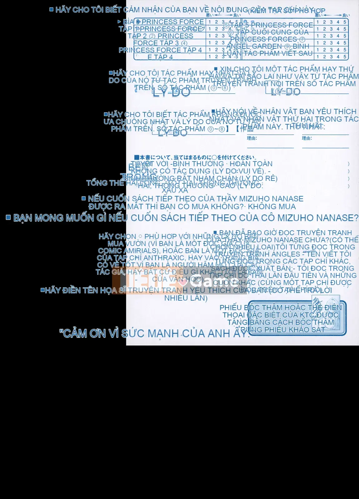 [Nanase Mizuho] LỰC LƯỢNG CÔNG CHÚA