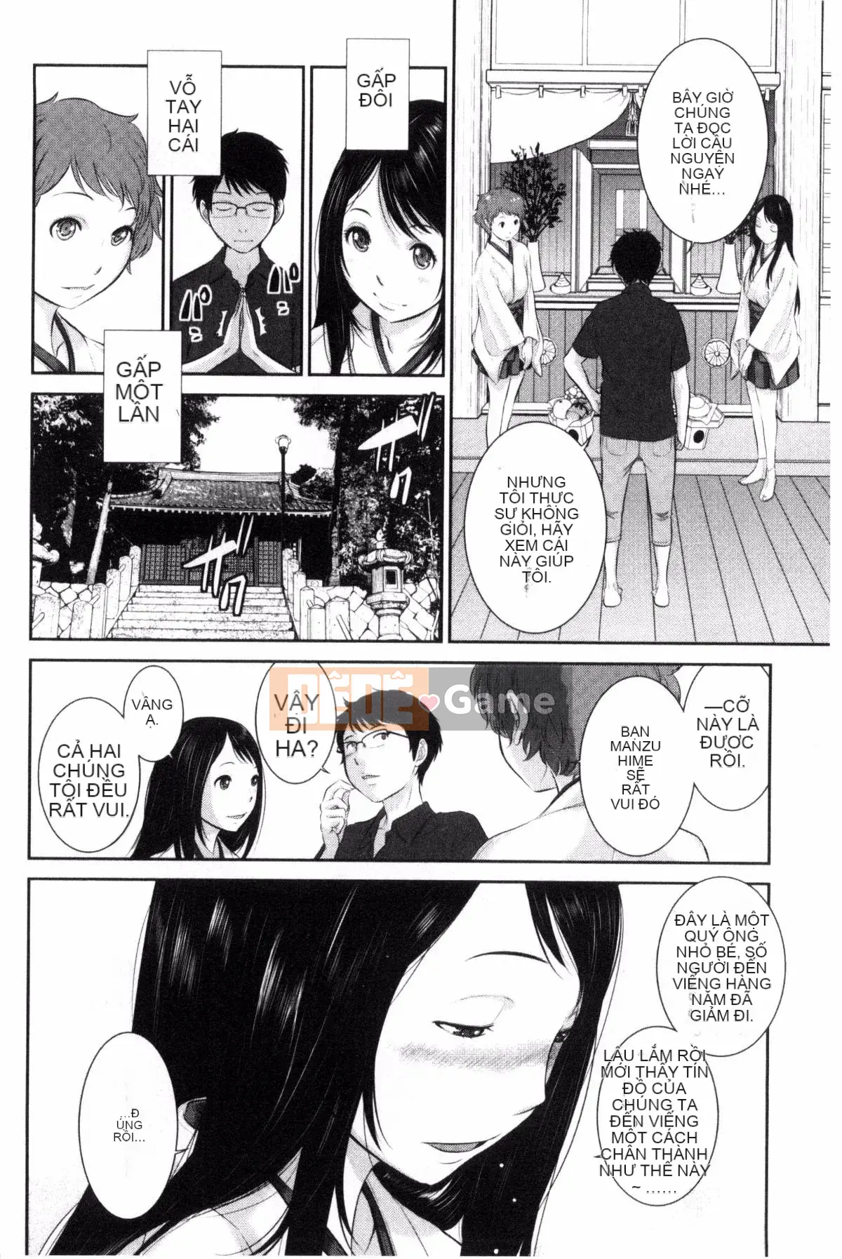 [Kazeteki Koubou][Harazaki Kuma] Lời giới thiệu tình yêu của thiếu nữ trong đền thờ