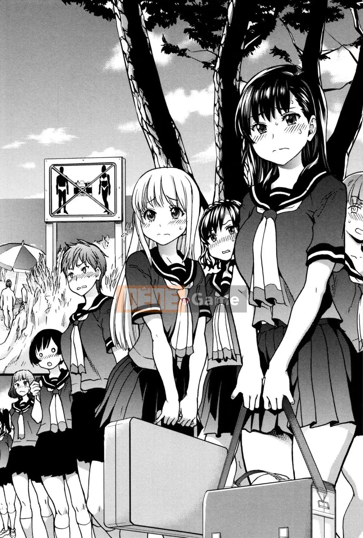 [Shiwasu no Okina] Trong chuyến dã ngoại của trường đến một bãi biển khỏa thân!! [Không kiểm duyệt]