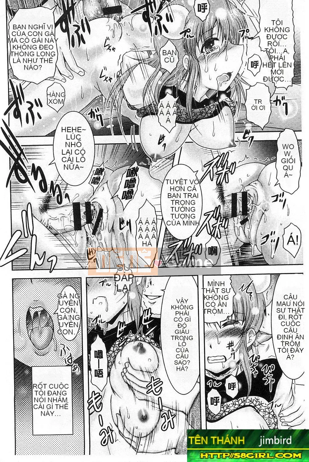 Bạn gái la hét từ phòng bên cạnh