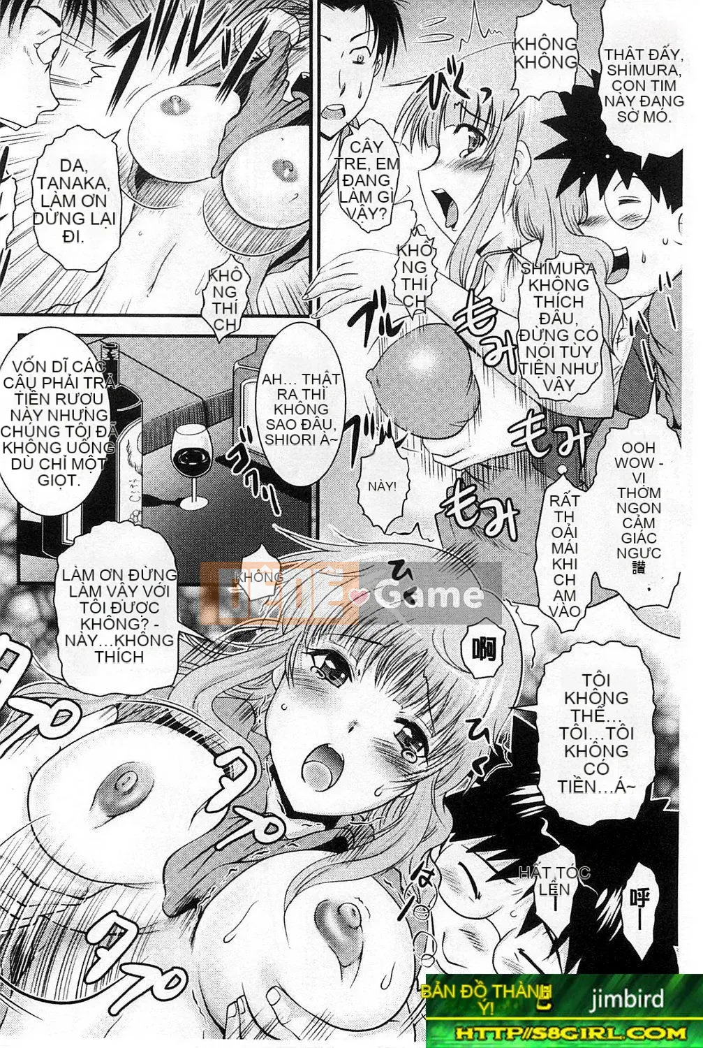 Bạn gái la hét từ phòng bên cạnh