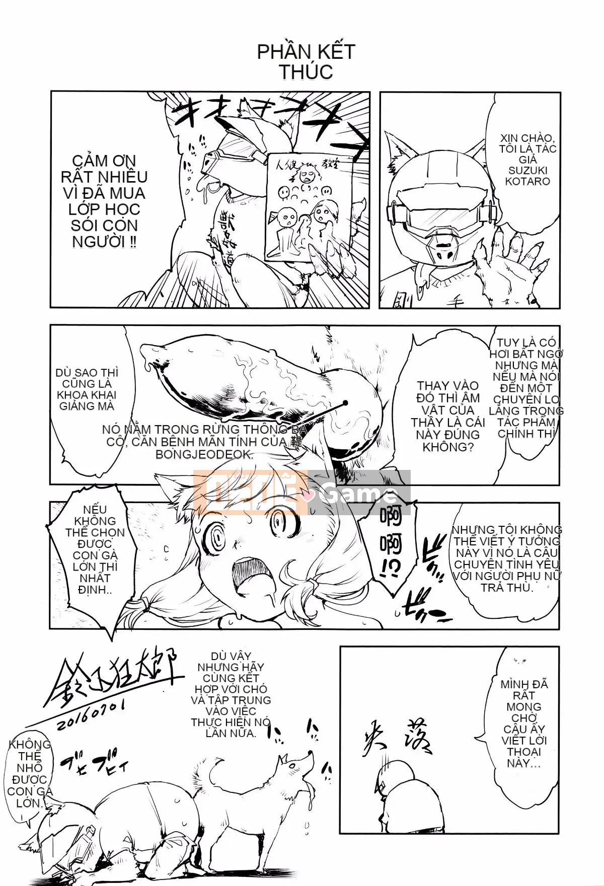 [Suzuki Kyotaro] Lớp học ma sói