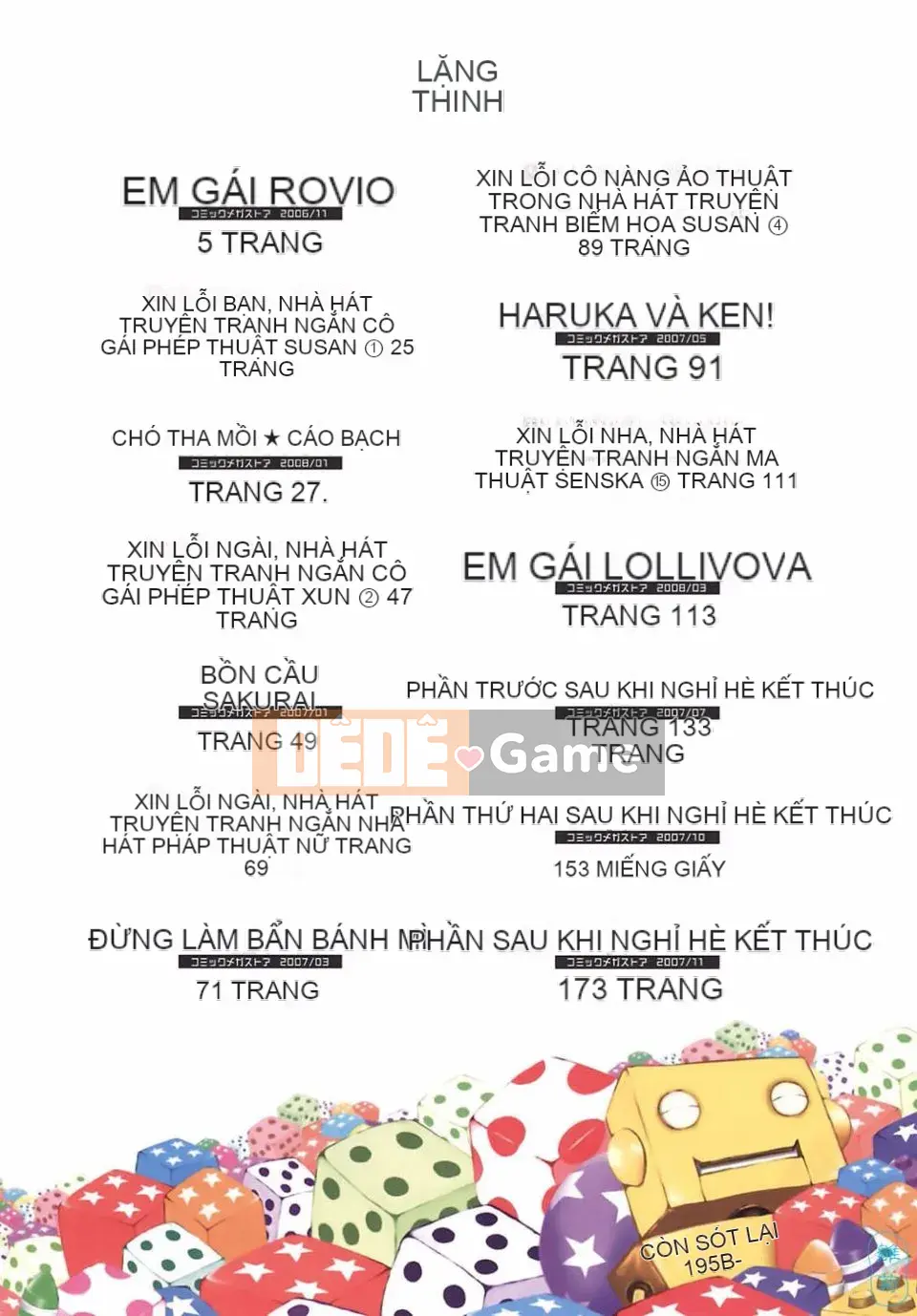 [Xin lỗi] Tôi xin lỗi!