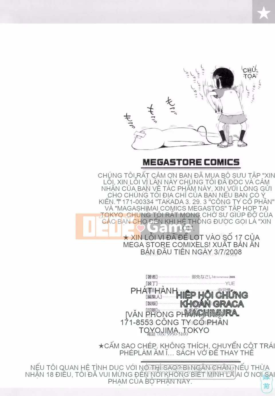 [Xin lỗi] Tôi xin lỗi!