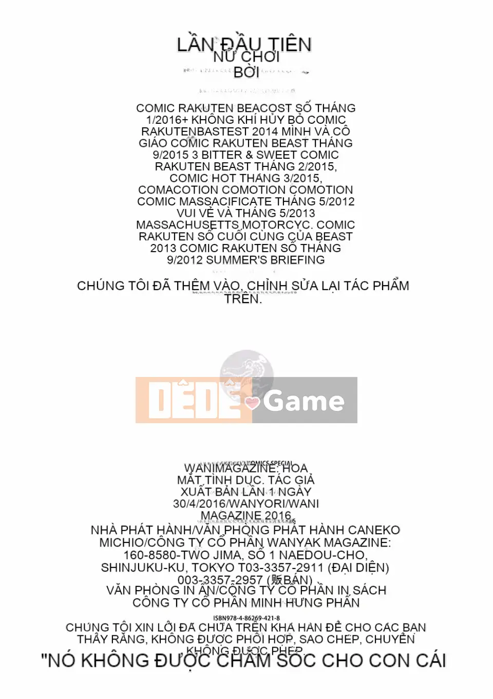 [Nagayori] Koiiro chóng mặt