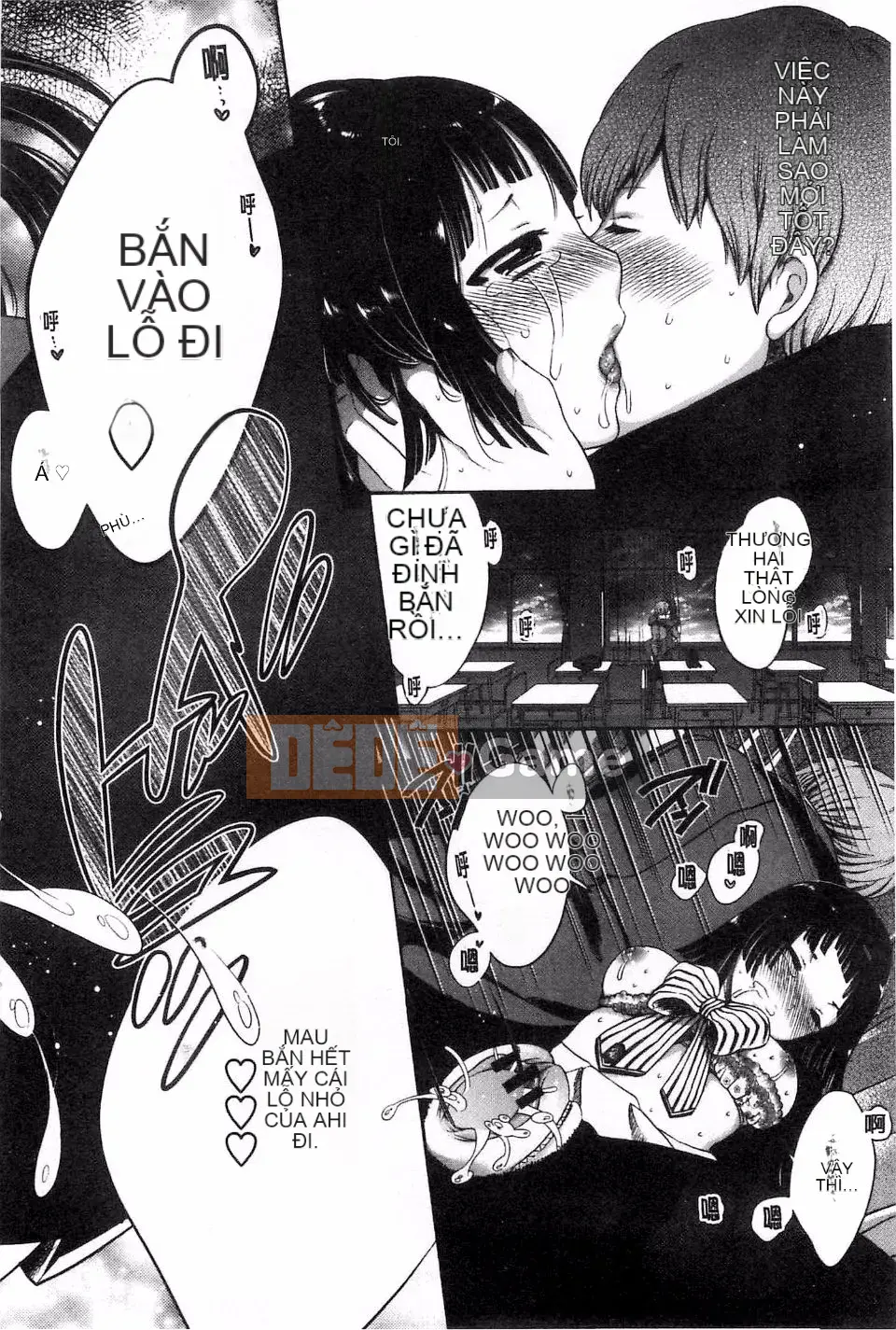 [Máy nghiền xương] Im đi và xuất vào trong tôi!!