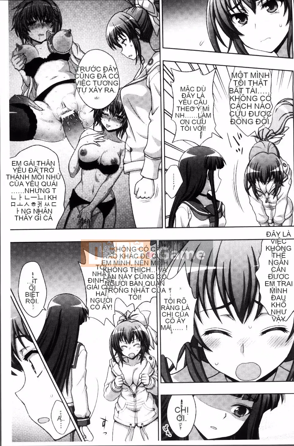 Ăn côn trùng bẩn ~Ling Touch Island trừ tà~ Mang thai Fallen Chill Girls