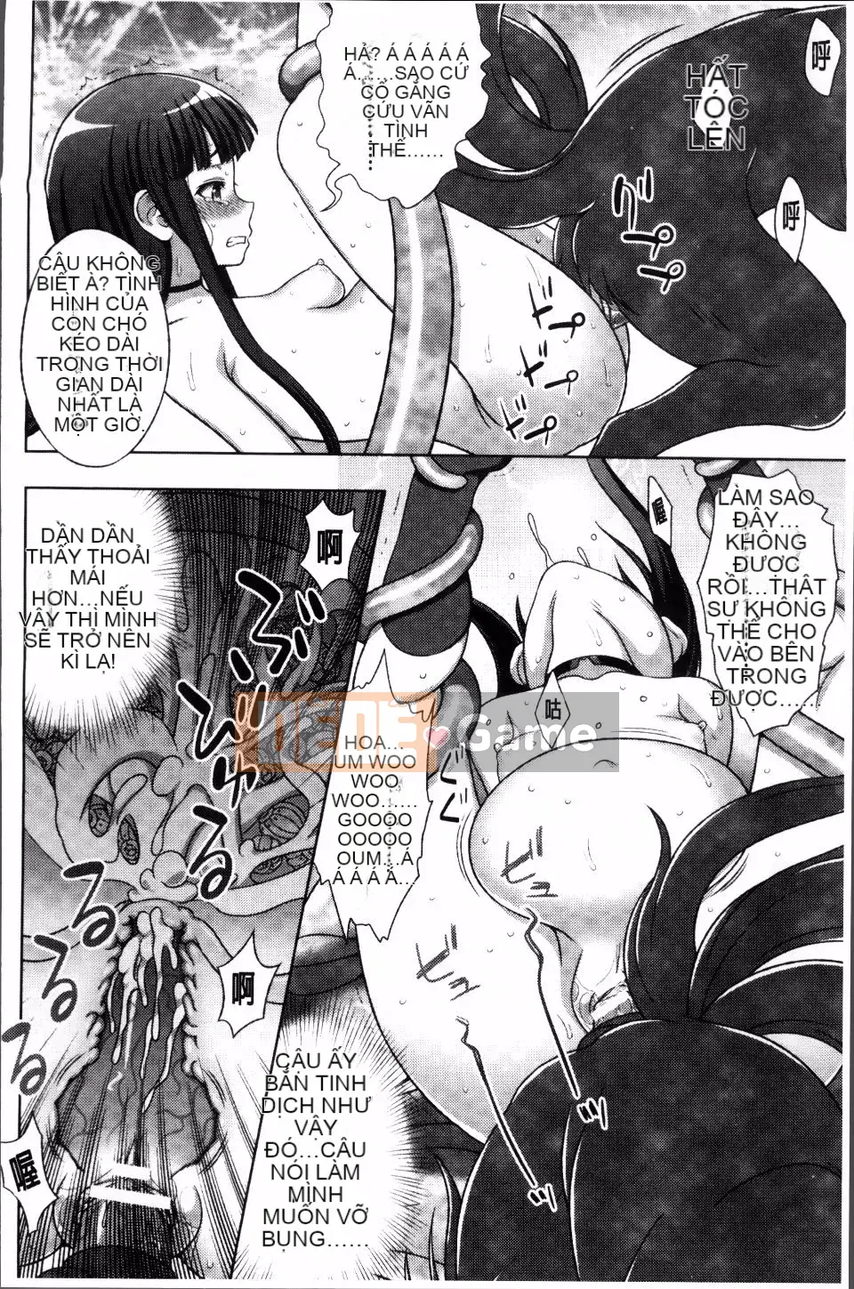 Ăn côn trùng bẩn ~Ling Touch Island trừ tà~ Mang thai Fallen Chill Girls