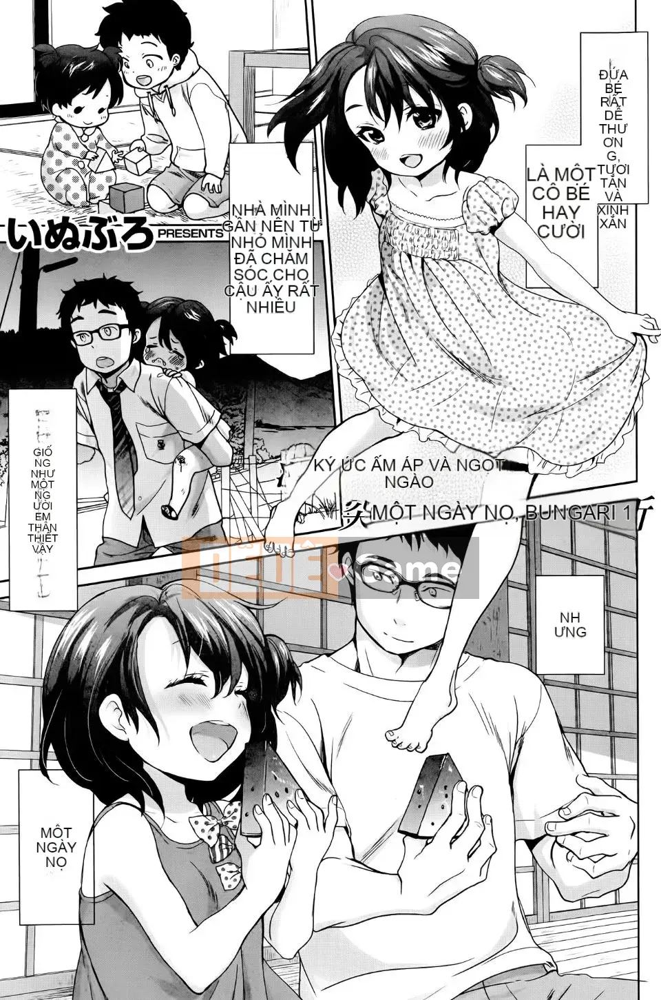 [Innocent Special Note Pure Love Hanka Gumi][Inuburo] Natsu no Owari ni (COMIC Kairakuten tháng 10 năm 2014)