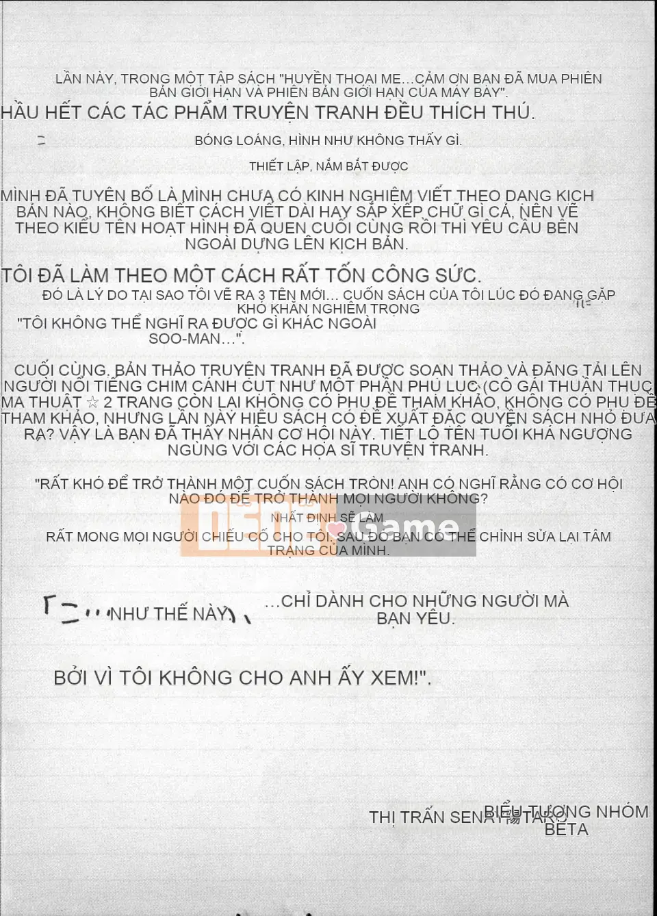 [Sena Yotaro] Phù thủy x Shota