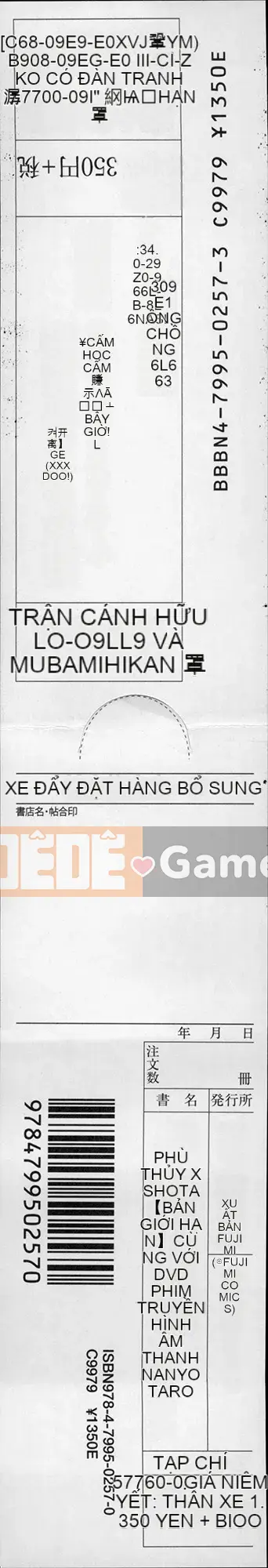 [Sena Yotaro] Phù thủy x Shota