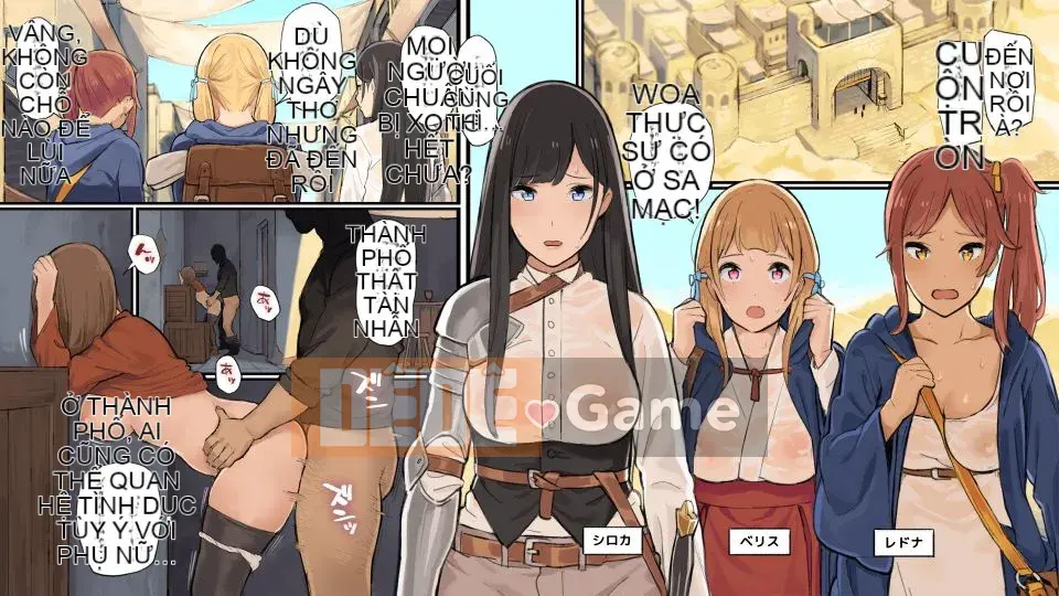[Shirotenya] Khi các nhà thám hiểm nữ dừng chân tại một ốc đảo giữa sa mạc... 2