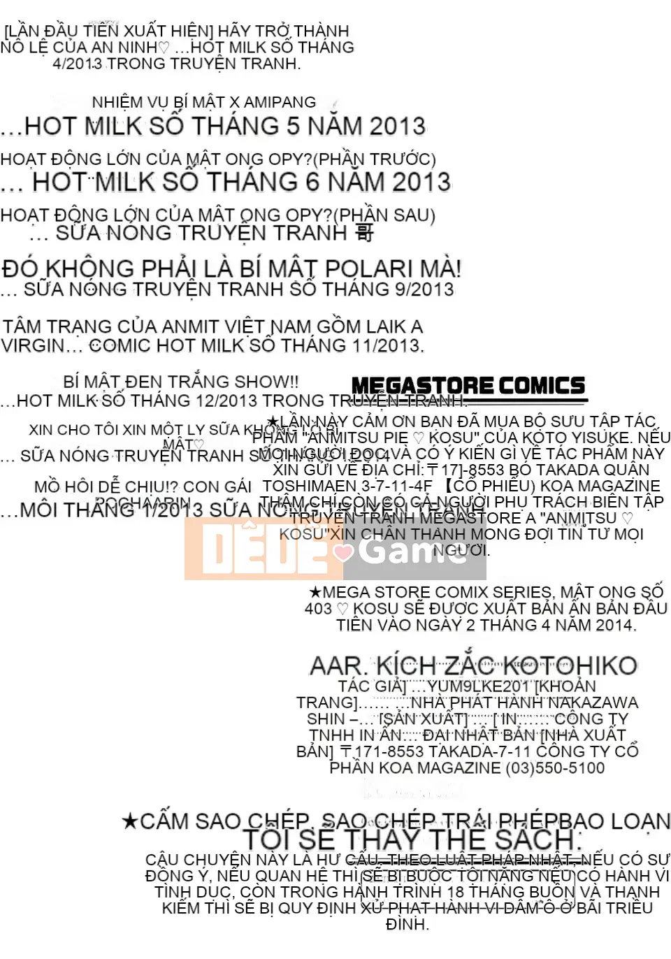 [Kotoyoshi Yumisuke] Tôi sẽ đưa cho bạn Ippaicos của Anmitsu