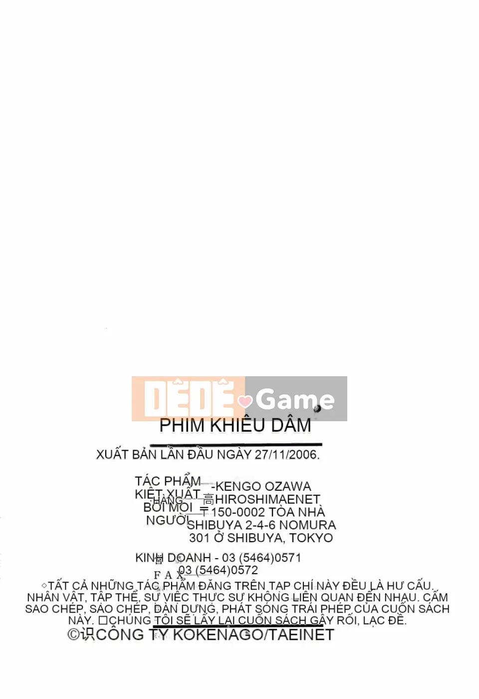 [Kengo Ozawada] Pop khiêu dâm