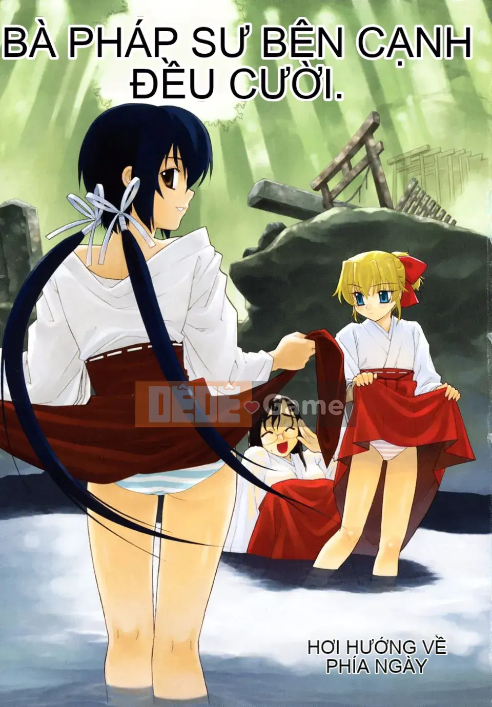 [Rin Hinata] Tất cả các vu nữ bên cạnh đang cười