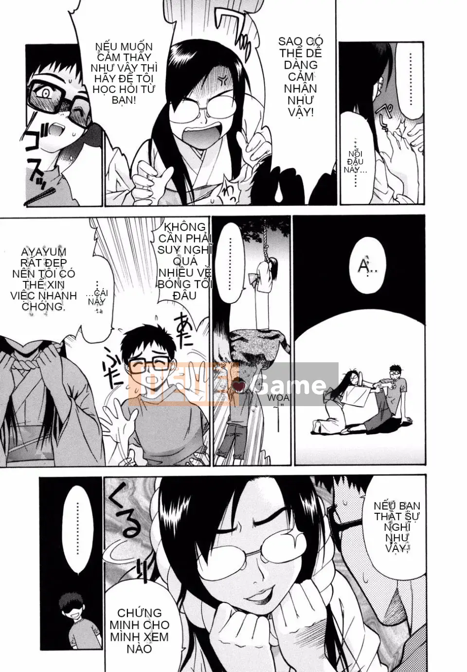 [Rin Hinata] Tất cả các vu nữ bên cạnh đang cười