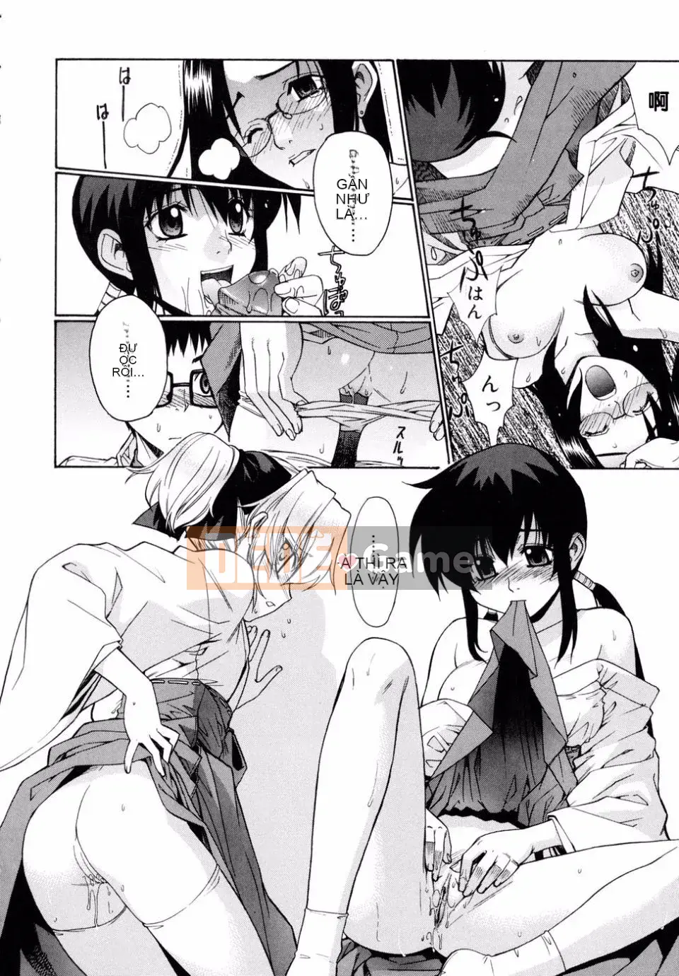 [Rin Hinata] Tất cả các vu nữ bên cạnh đang cười