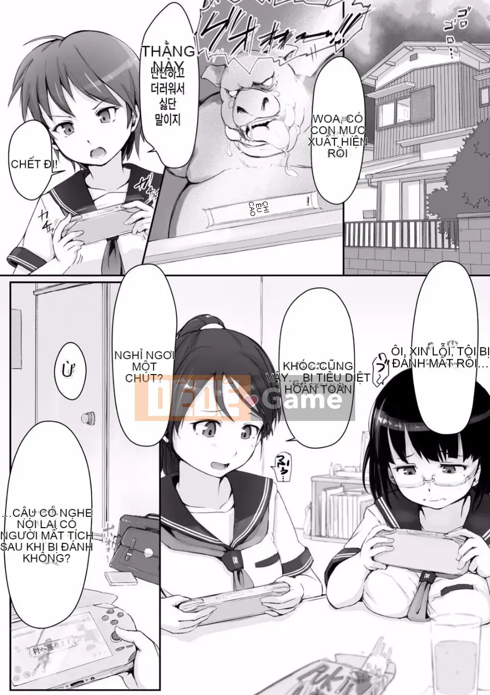 Kegareta Seishi de Shikyuu ga Panpan!