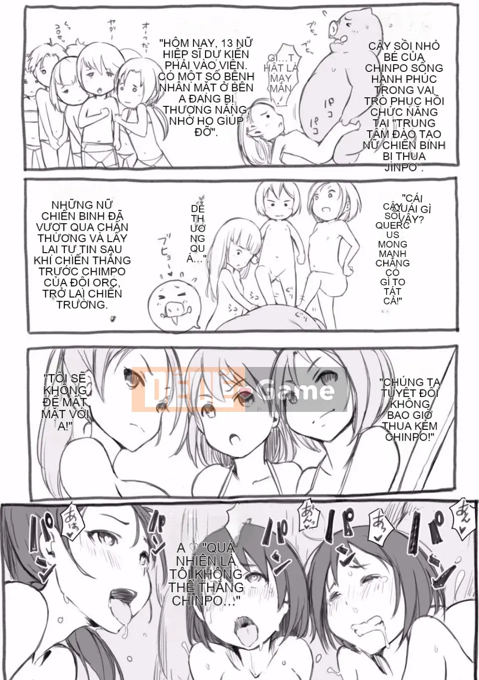 Kegareta Seishi de Shikyuu ga Panpan!