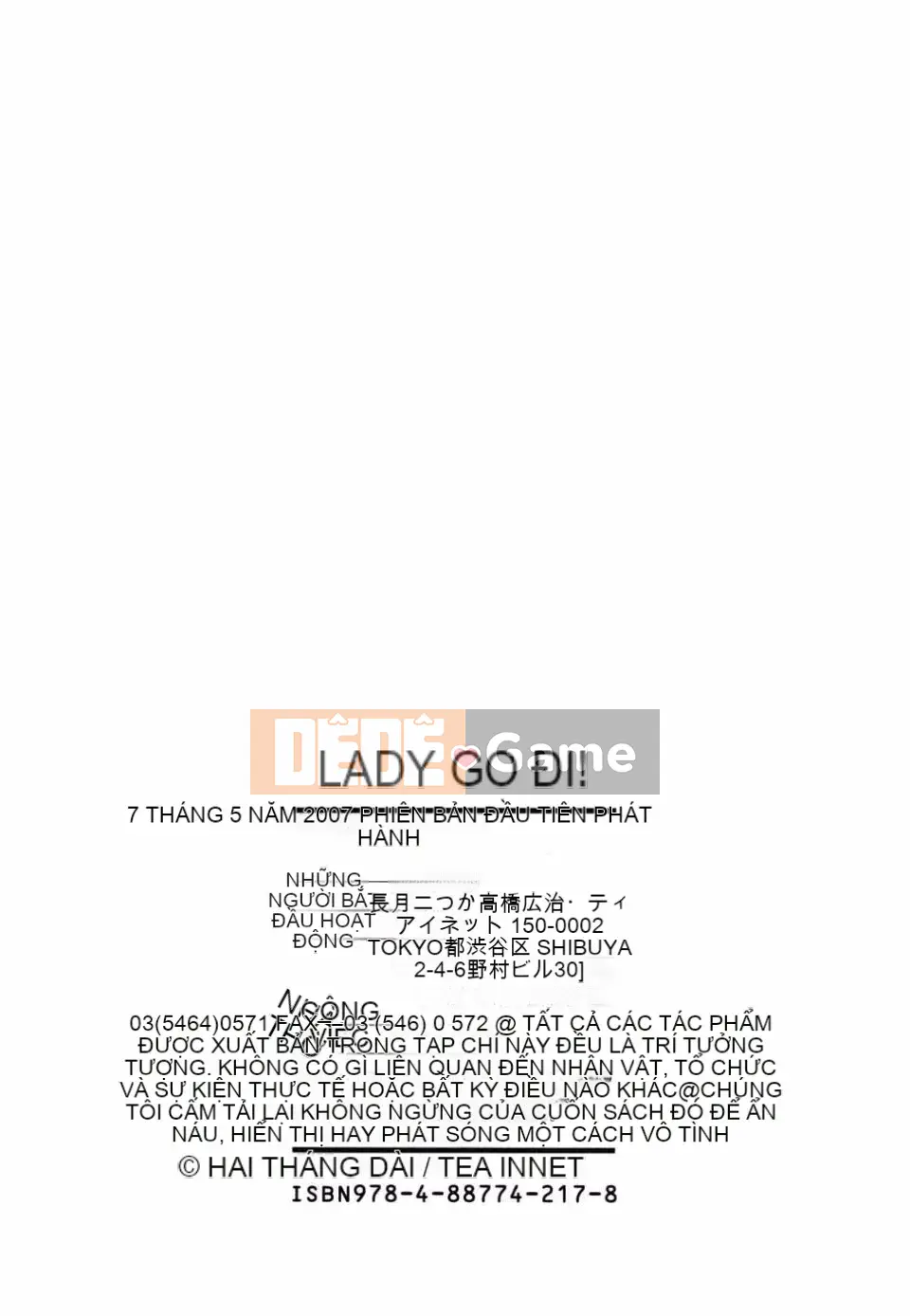 [Nagatsuki Futsuka] QUÝ CÔ ĐI!!