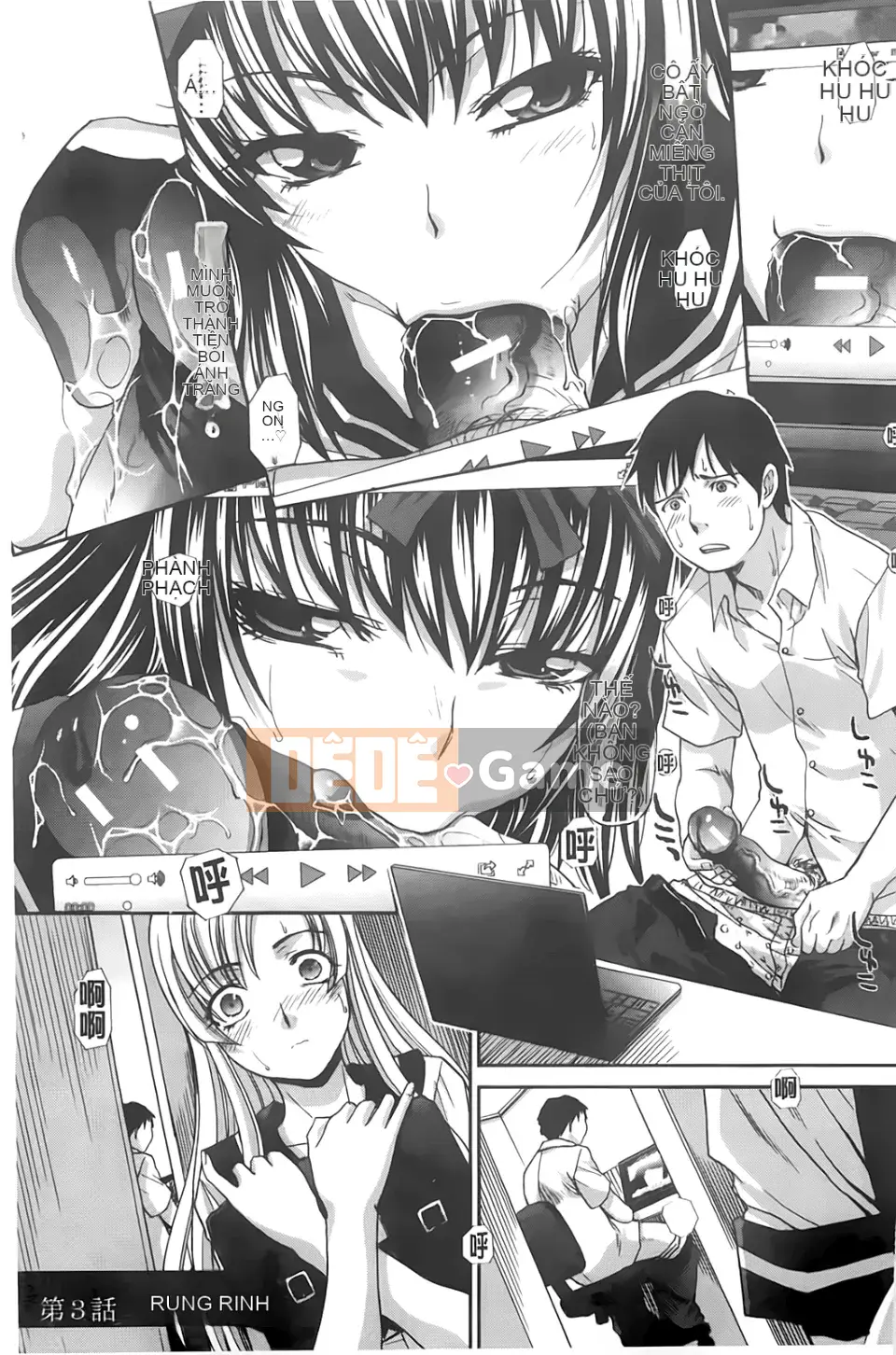 [Hiroshi Itaba] Cô ấy khóc sau khi bị liếm sau giờ học.