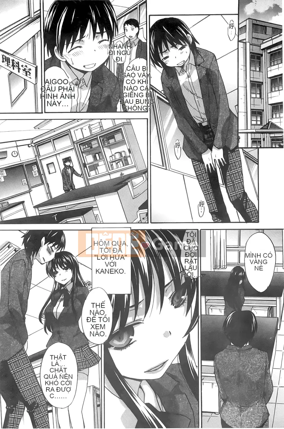 [Hiroshi Itaba] Cô ấy khóc sau khi bị liếm sau giờ học.