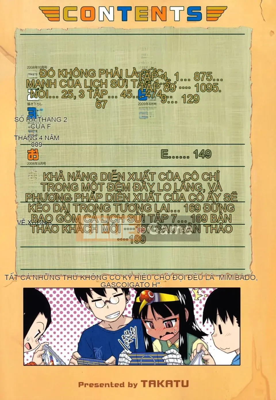 [Takatsu] Đừng ghi điều đó vào lịch sử!