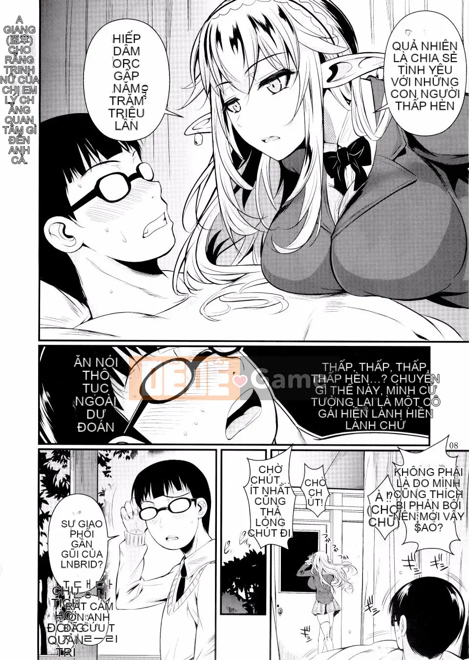 [Shoot the Moon (Fuetakishi)] High Elf x High School