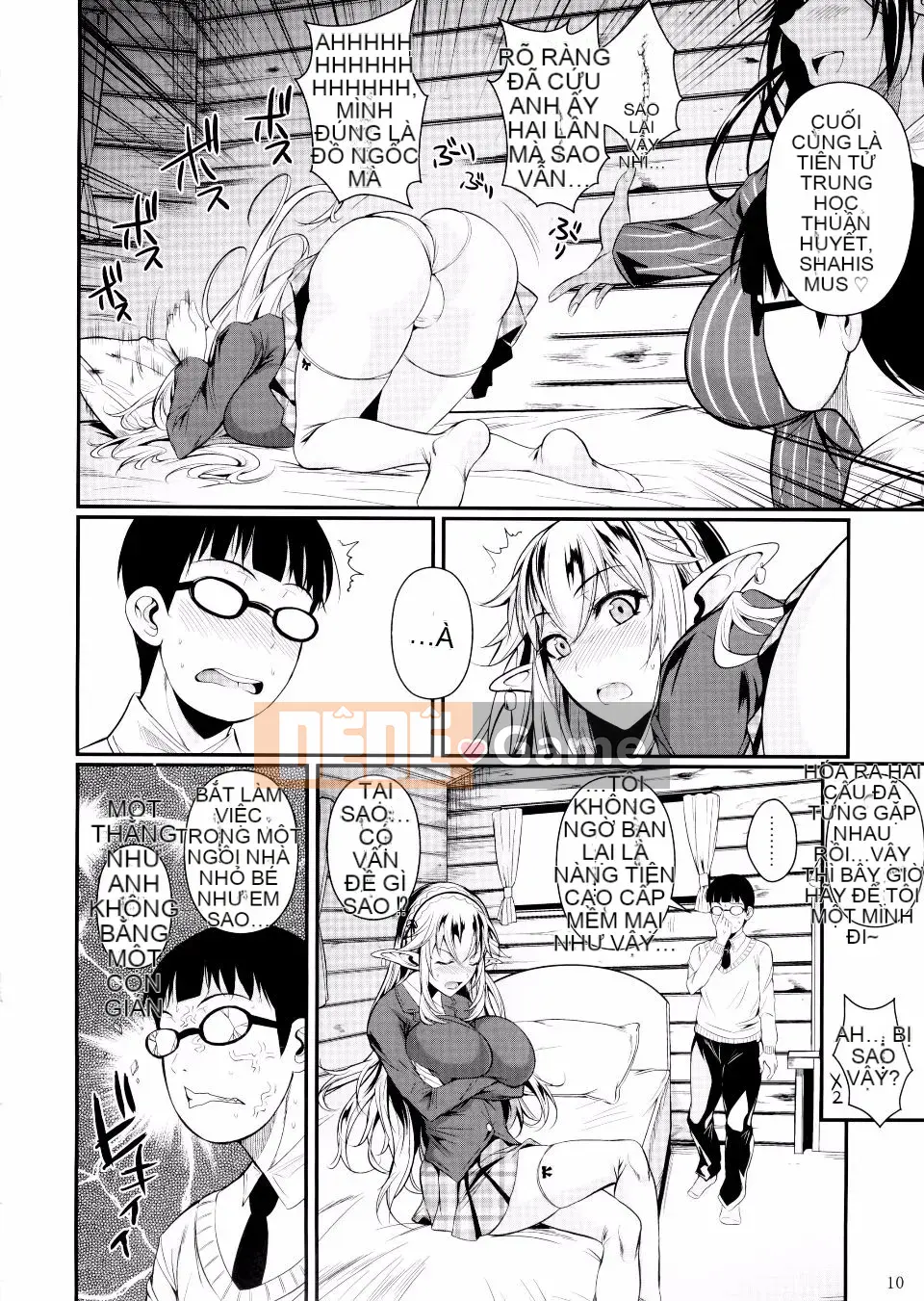 [Shoot the Moon (Fuetakishi)] High Elf x High School