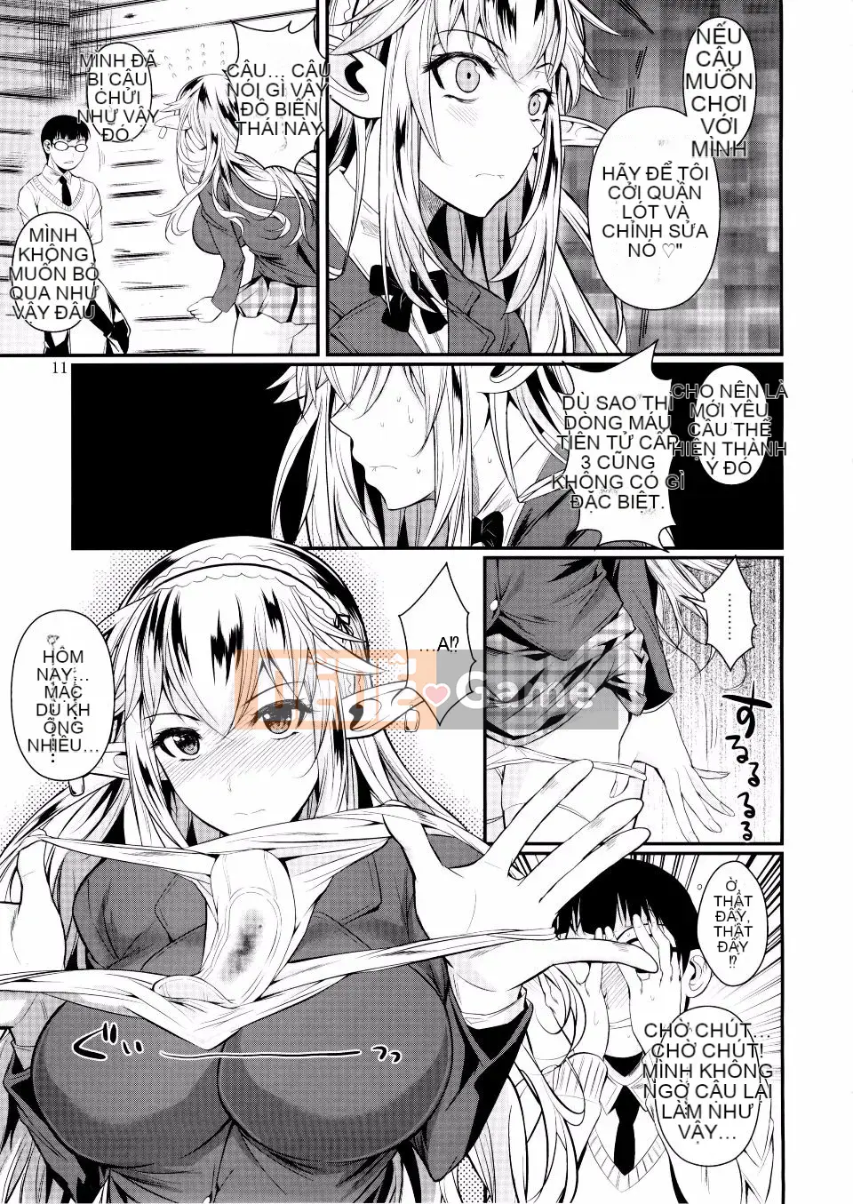 [Shoot the Moon (Fuetakishi)] High Elf x High School