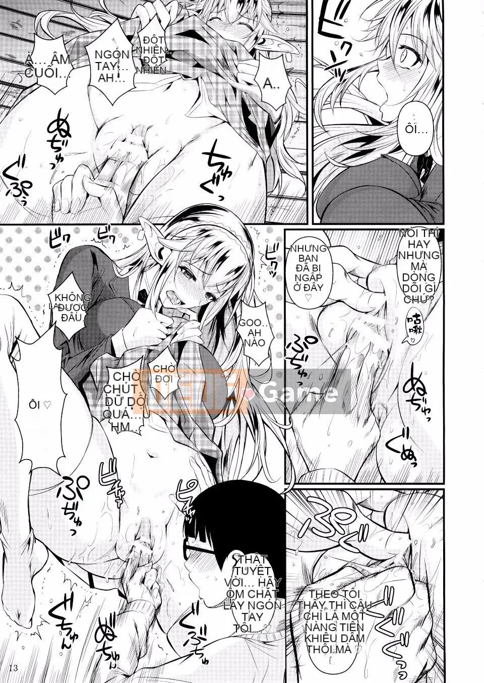 [Shoot the Moon (Fuetakishi)] High Elf x High School