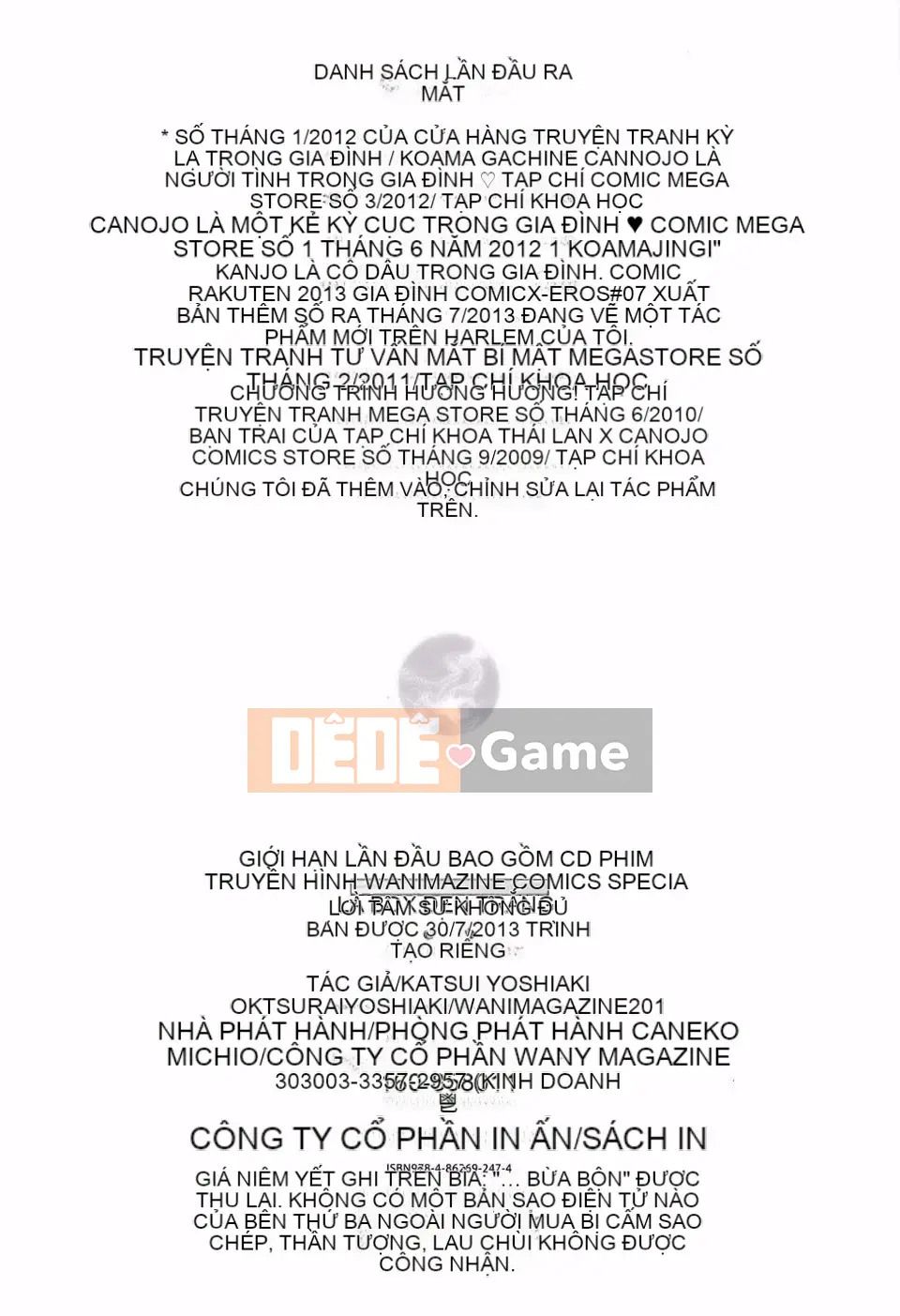 [Katsurai Yoshiaki] Những người yêu thích lời tỏ tình