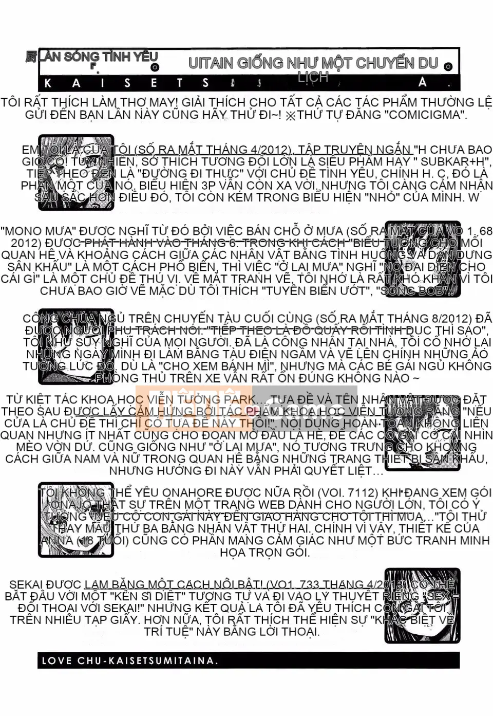 [Nobuki Chihiro] Căn Bếp Tình Yêu.