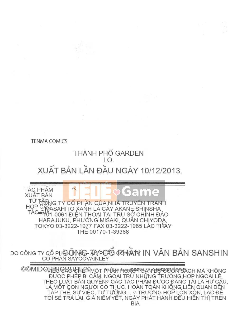 [Kính lúp xanh] Vườn II