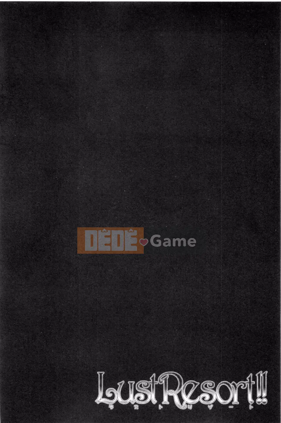 [MISS BLACK] Lust Resort!