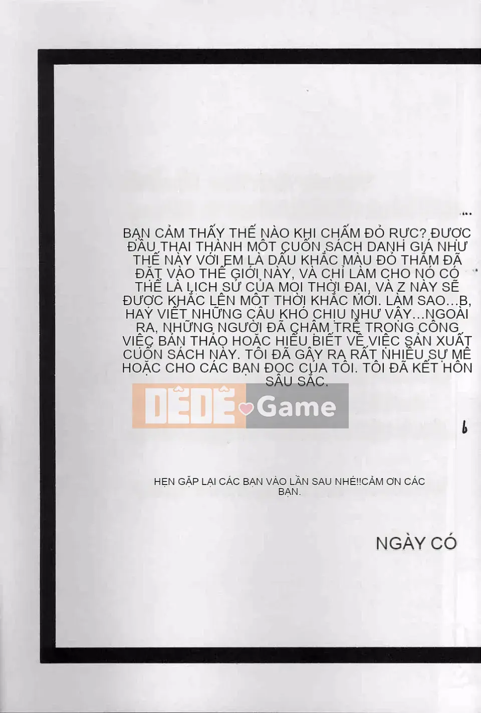 [Yamabunkyoden] Bản hoàn chỉnh Scarlet Time