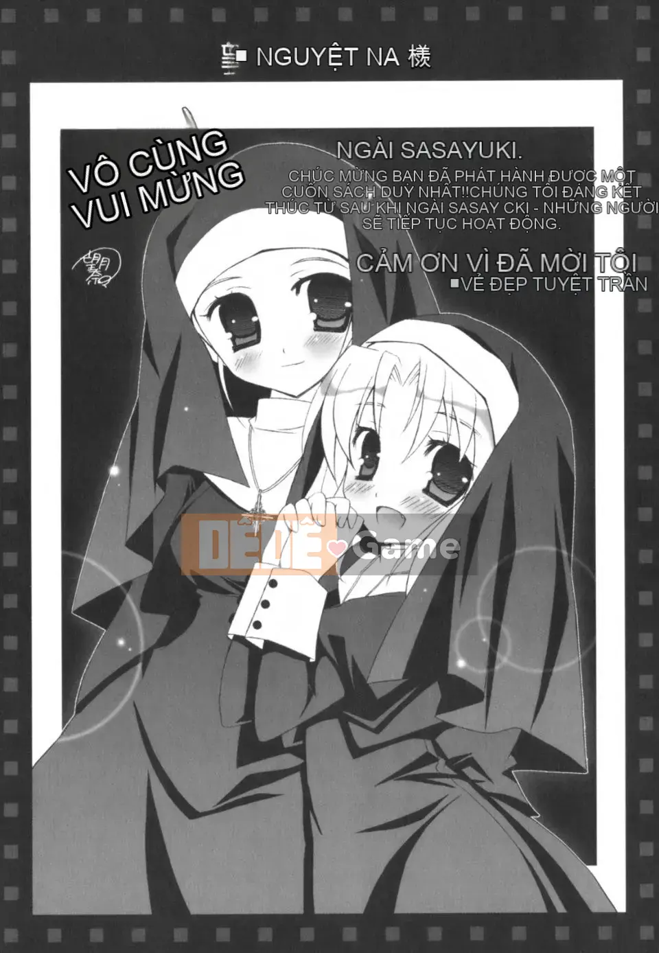 [SASAYUKi] Niềm vui của trắng và đen