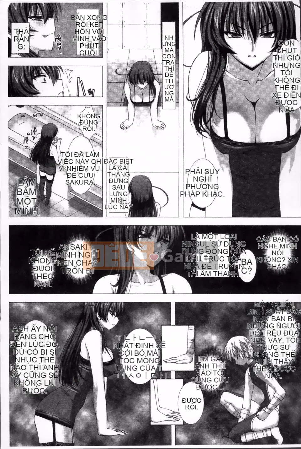 [Takahama Taro, Kyphosus] Taimanin Asagi Shameful Darkness Game THE COMIC
