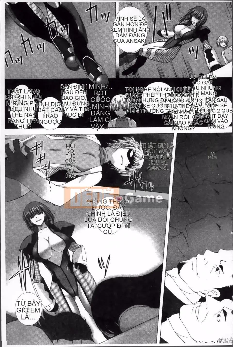 [Takahama Taro, Kyphosus] Taimanin Asagi Shameful Darkness Game THE COMIC