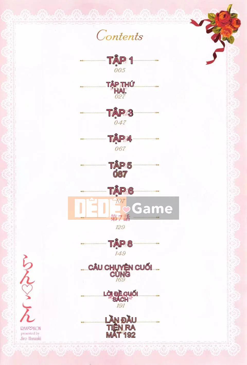 [Hanzaki Jiro] Ran Kon