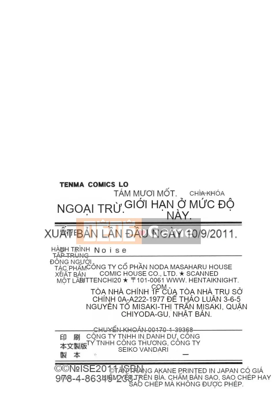 [Tiếng ồn] Giới hạn ở hai chiều