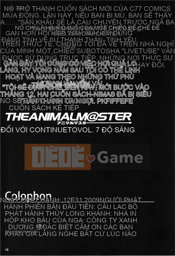 (Doujinshi) [Alice no Takarabako (Mizuryu Kei)] Bậc thầy động vật