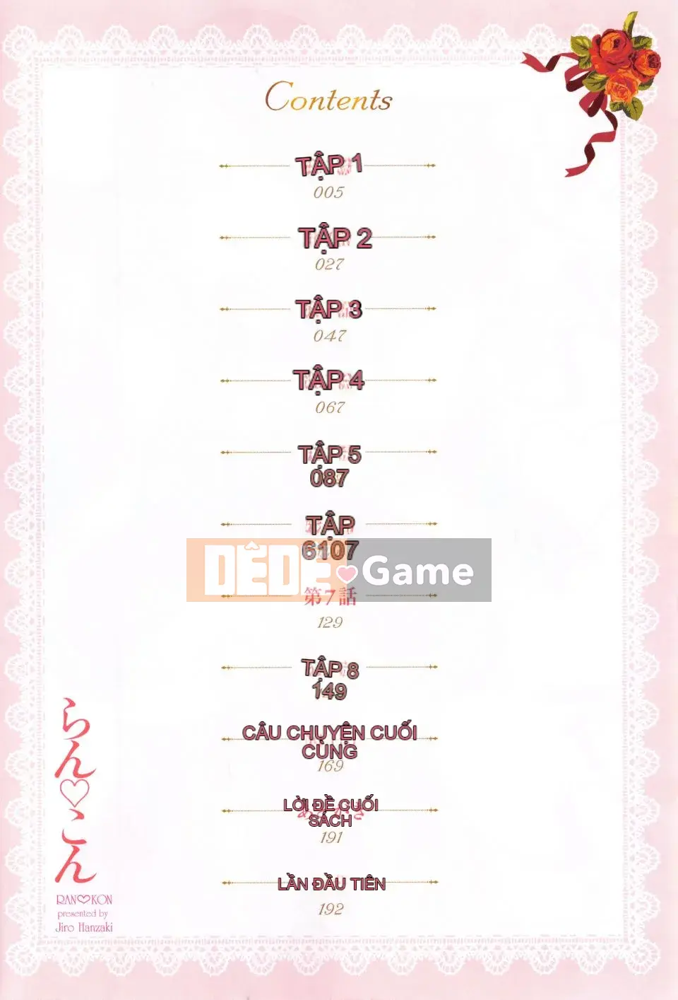 [Hanzaki Jiro] Ran♡Kon