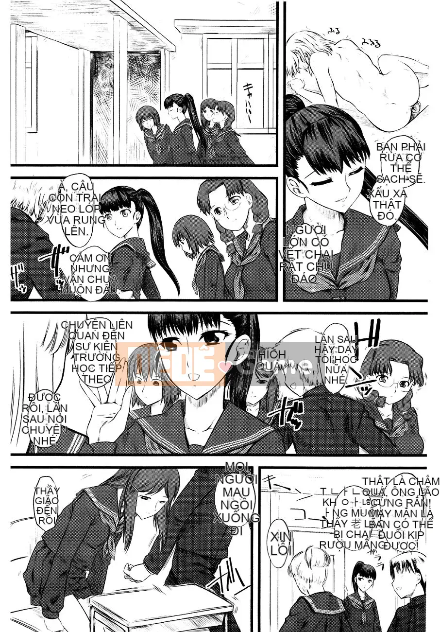 (Phiên bản một trang) [clover] 嫐 ~Tôi bị cưỡng hiếp tập thể bởi những nữ sinh siêu buồn~